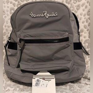 Henri Bendel Studio Nylon Backpack in Grey